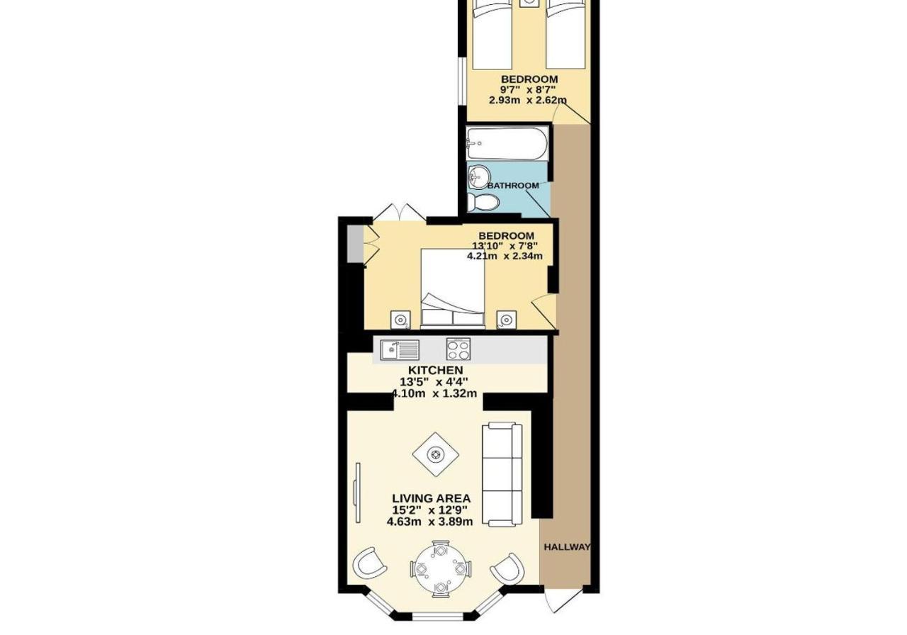 Queens Apartment - By My Getaways - Free Parking For One Car Brighton Exterior photo